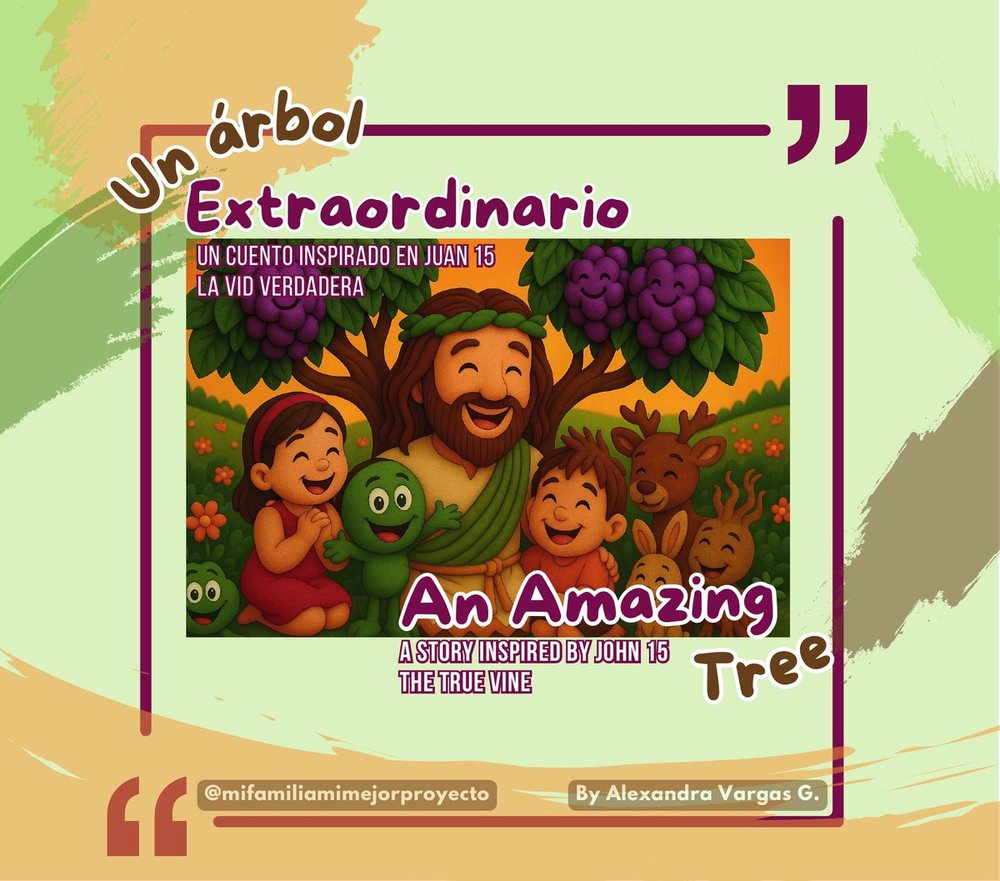 Portada de Un árbol extraordinario / An Amazing Tree, por Alexandra Vargas G.